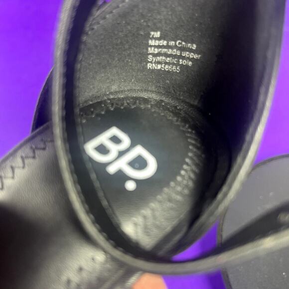 BP. Black‎ Ankle Strap Strappy Heeled Sandals Women's Shoe Size 7-NEW - Picture 8 of 8